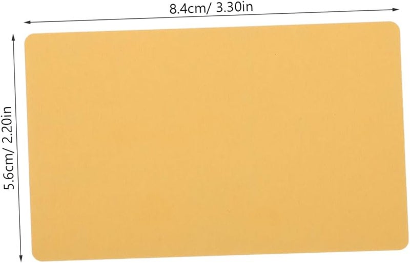 100pcs Thick Blank Business Cards for Sublimation Custom Engraved Name Cards - Image 2